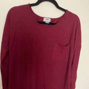 Oversides quarter sleeve sweater